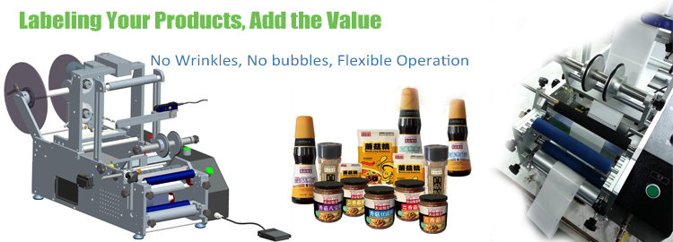 T Lodret type automatisk rund containermærkningsmaskine